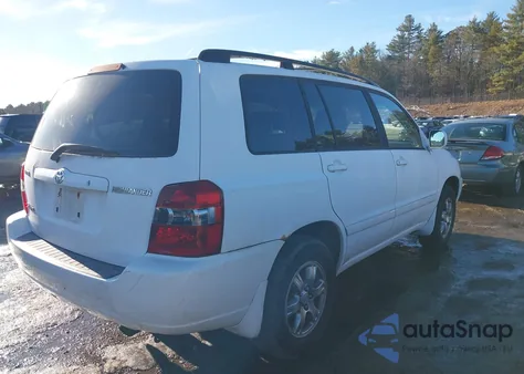 2004 Toyota Highlander V6 from USA, damaged, VIN JTEEP21A940005378
